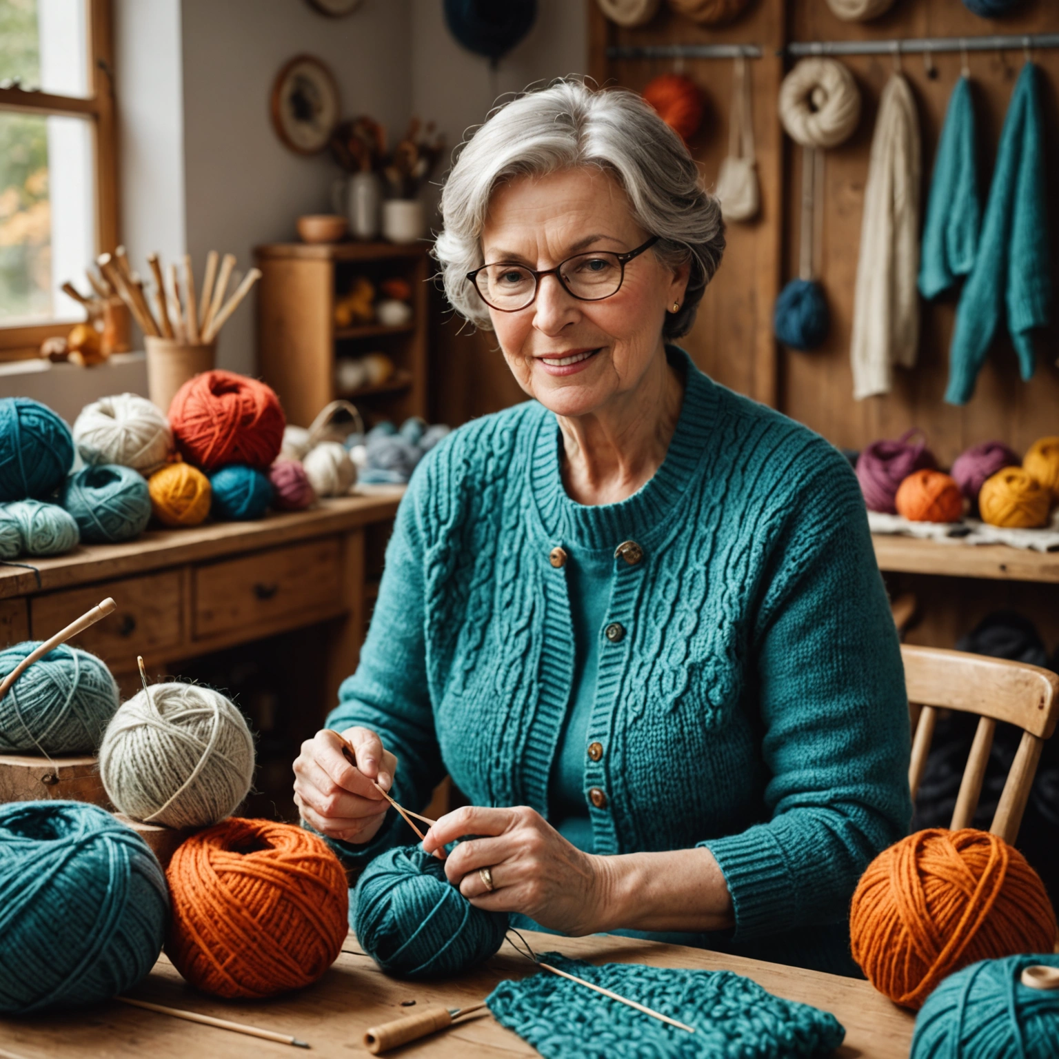 Вязание как искусство и стиль: вдохновение для женщин 50+