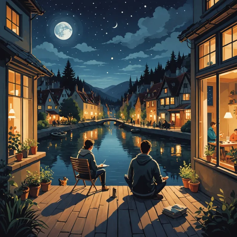 Вечер: Искусство обретения спокойствия в шумной ночи